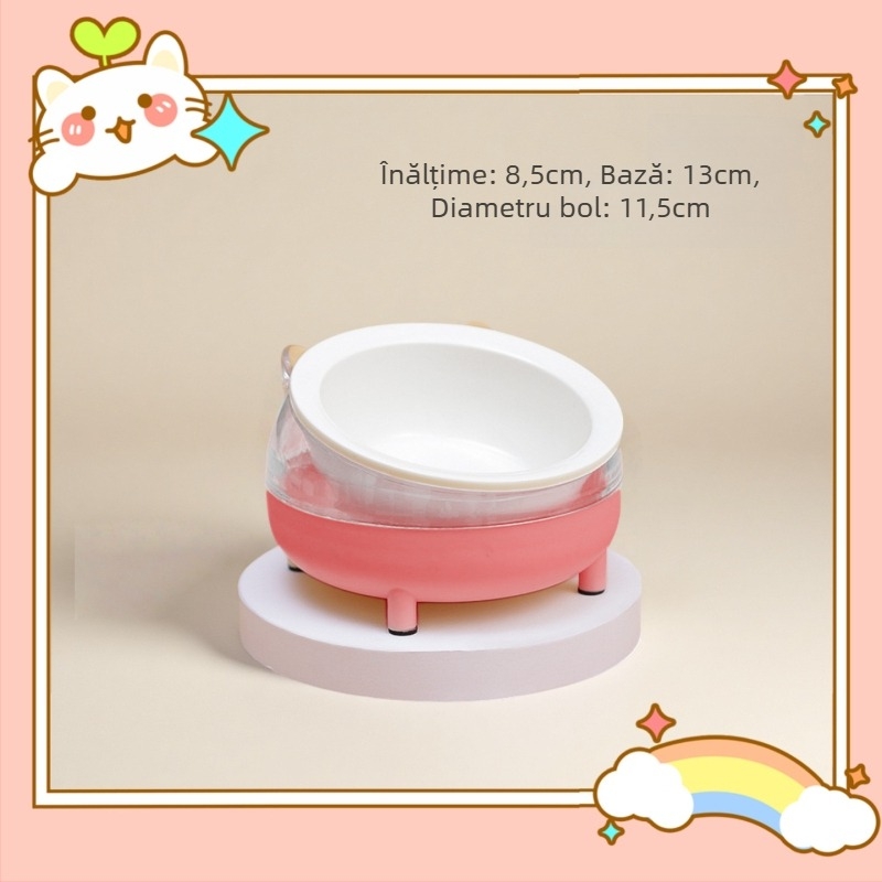 Ustensile de hrană pentru animale de companie — bol ceramic anti-derapare pentru hamsteri și hrănitoare din oțel inoxidabil pentru animale mici