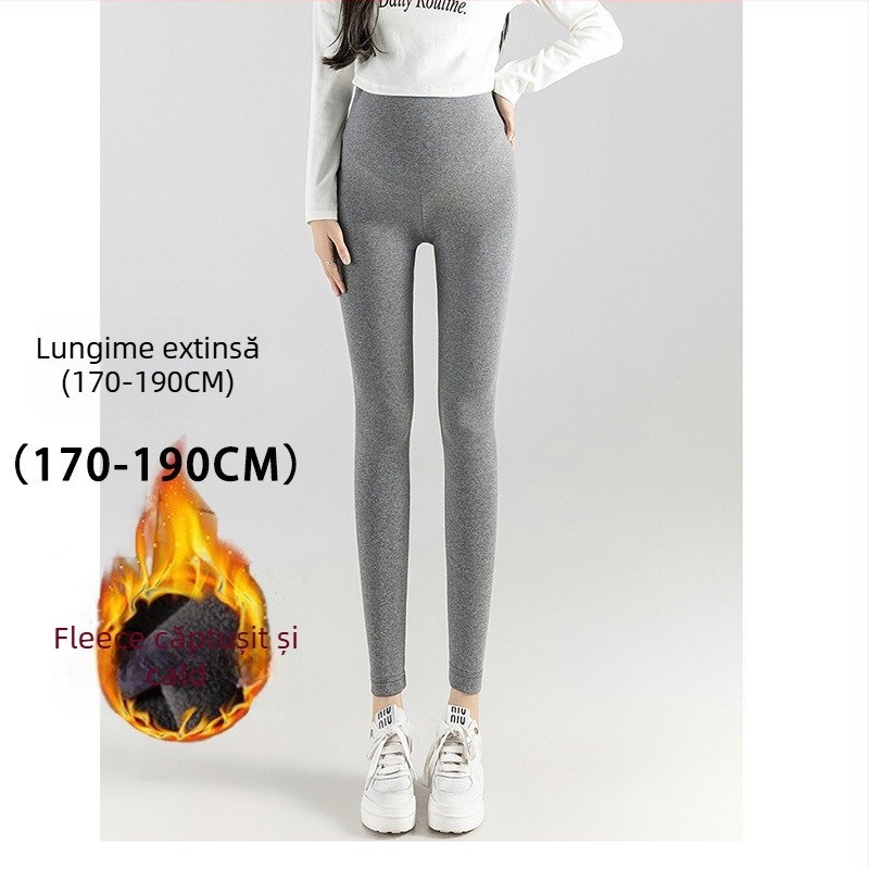 Colanți de maternitate HY, bumbac 90–95%, elasticitate ridicată, croială strânsă, lansare toamnă 2024