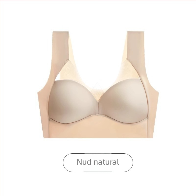 Sutien matern fără fir – fără cusături, stil vestă, cupă completă, cupă turnată subțire, bretele fixe, material nylon (70–80%)
