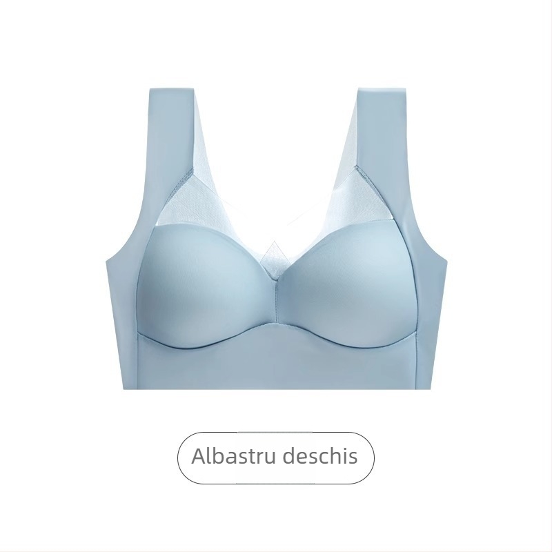 Sutien matern fără fir – fără cusături, stil vestă, cupă completă, cupă turnată subțire, bretele fixe, material nylon (70–80%)