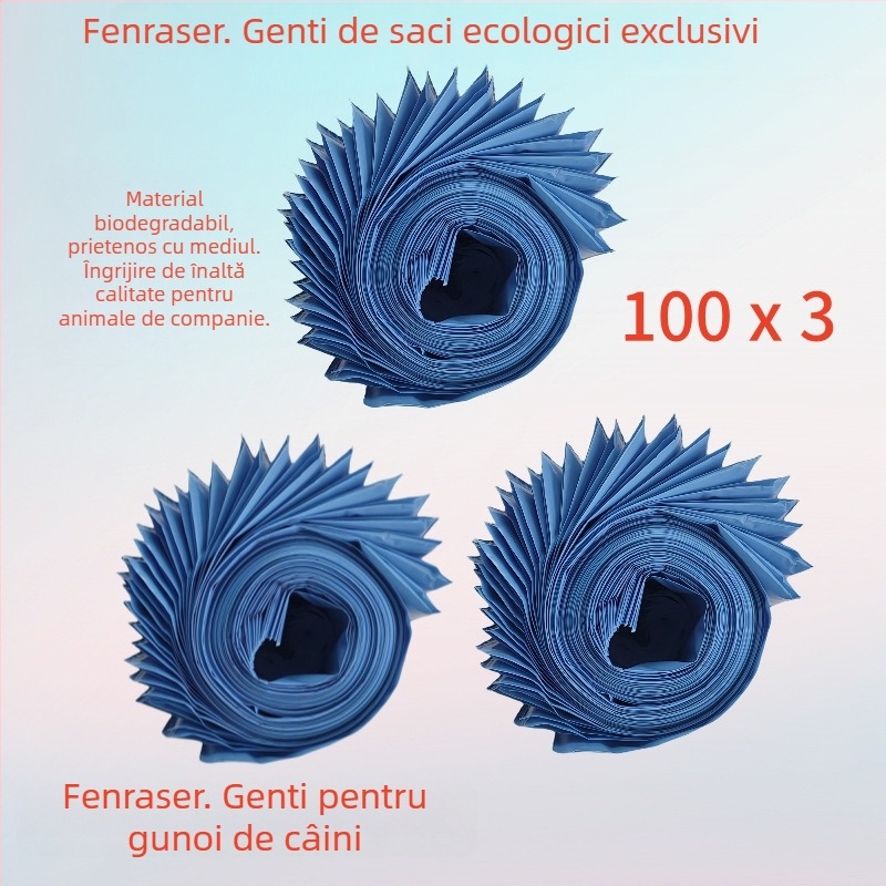 Curățător de fecale pentru câini, pliabil, cu funcționare automată, din plastic, include pungă