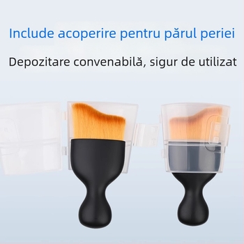 Perie de curățare pentru calculator cu peri moi din microfibră, pentru tastatura laptopului și ecran, anti-static