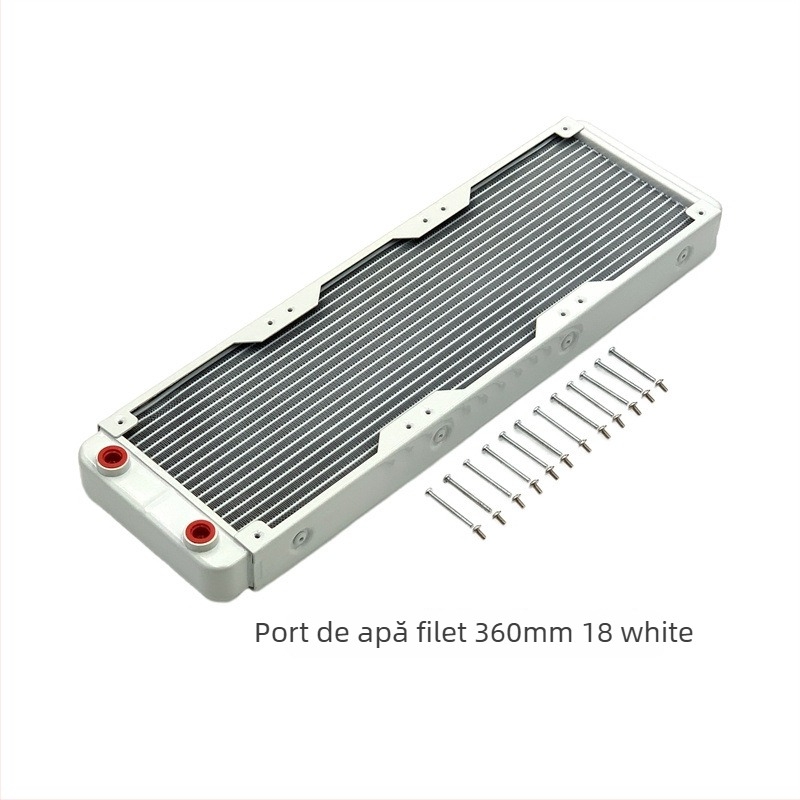 Radiator din aluminiu pentru răcire cu apă, pentru PC industrial, disipare prin conducte