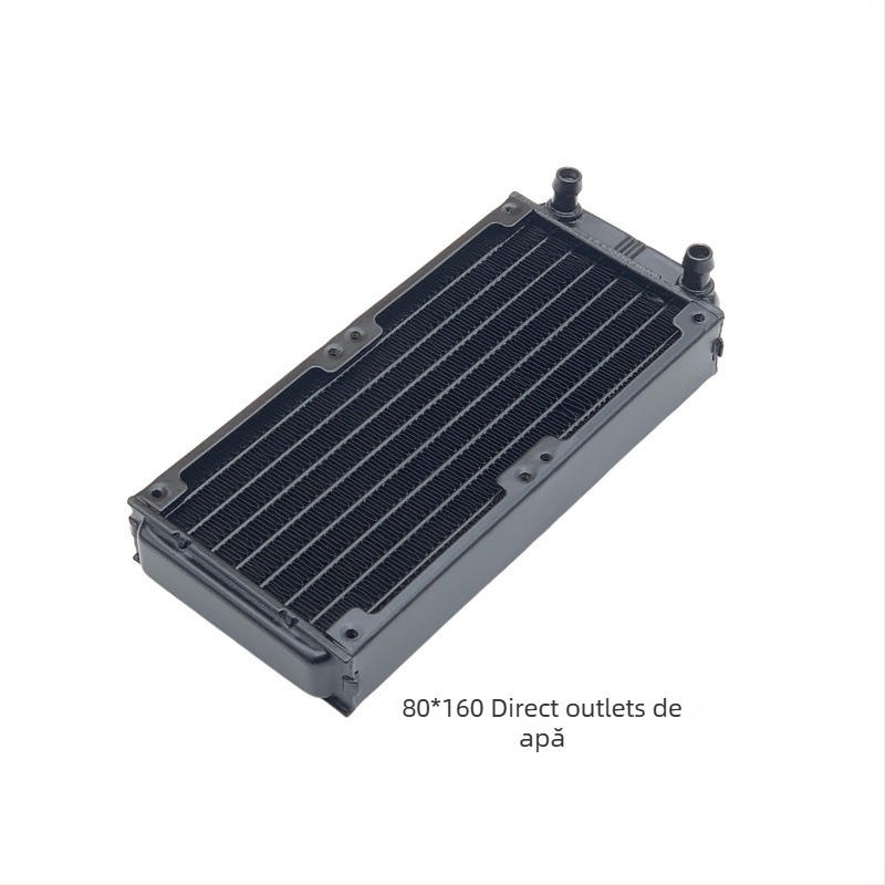 Radiator din aluminiu pentru răcire cu apă, pentru PC industrial, disipare prin conducte