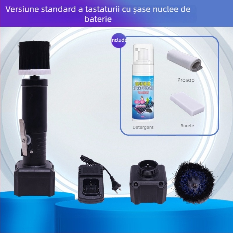 Perie electrică pentru tastatură, curățare profundă a spațiilor dintre taste, YM003, Yuming Electric; compatibilă cu laptopuri și calculatoare; imprimare logo disponibil.