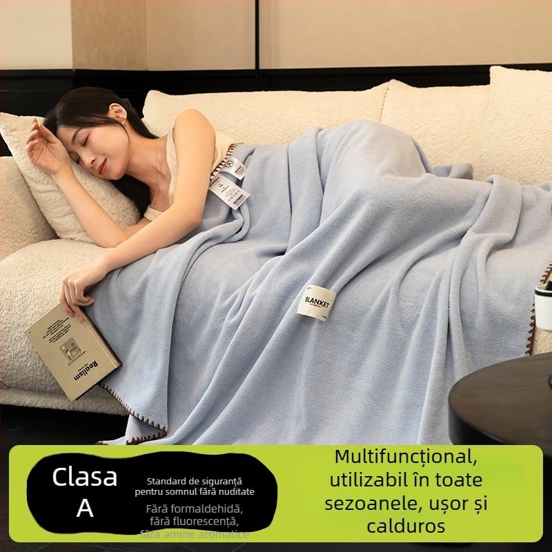 Pătură din cașmir, stil modern minimalist, model monocrom, greutate 500–799 g, calitate premium, potrivit pentru toate sezoanele