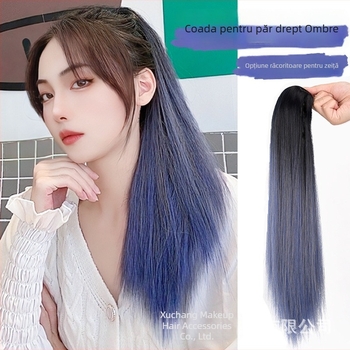 Perucă cu coadă de cal Senyue PY44, sârmă rezistentă la temperatură, pentru femei, nu poate fi vopsită