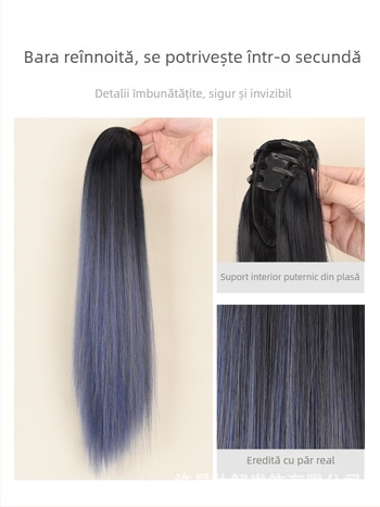 Perucă cu coadă de cal Senyue PY44, sârmă rezistentă la temperatură, pentru femei, nu poate fi vopsită