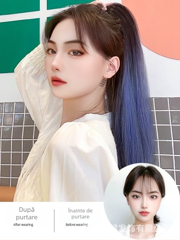 Perucă cu coadă de cal Senyue PY44, sârmă rezistentă la temperatură, pentru femei, nu poate fi vopsită