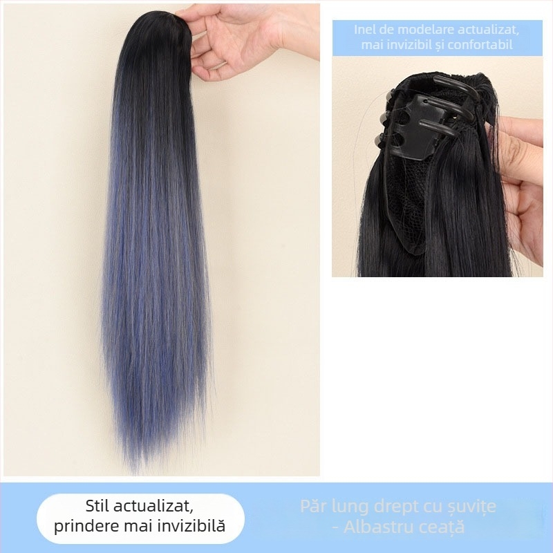 Perucă cu coadă de cal Senyue PY44, sârmă rezistentă la temperatură, pentru femei, nu poate fi vopsită