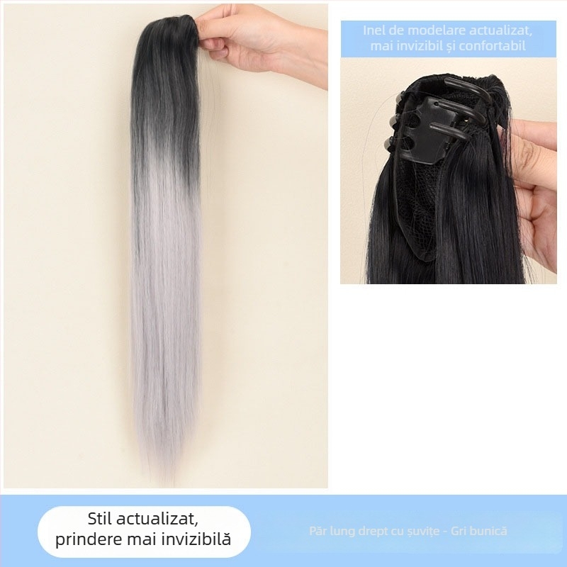 Perucă cu coadă de cal Senyue PY44, sârmă rezistentă la temperatură, pentru femei, nu poate fi vopsită