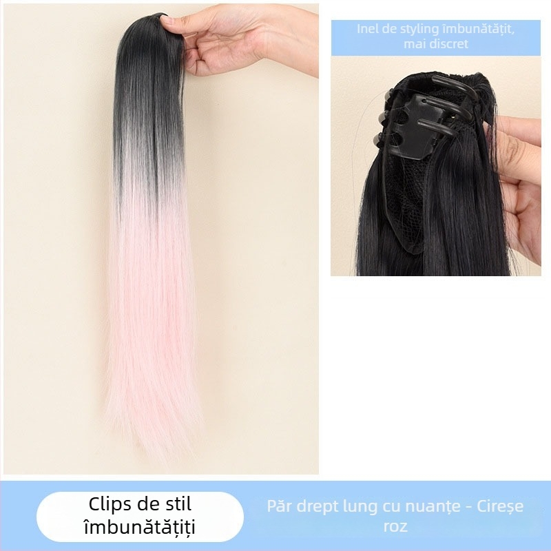 Perucă cu coadă de cal Senyue PY44, sârmă rezistentă la temperatură, pentru femei, nu poate fi vopsită