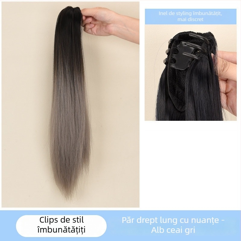 Perucă cu coadă de cal Senyue PY44, sârmă rezistentă la temperatură, pentru femei, nu poate fi vopsită