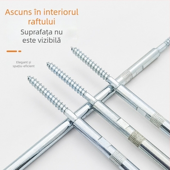 Suport ascuns pentru raft de perete | instalare ascunsă | oțel laminat la rece | Chengeng Hardware | stil modern minimalist