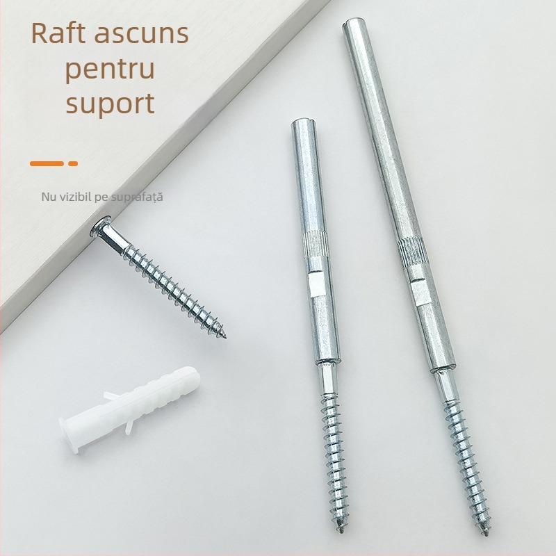 Suport ascuns pentru raft de perete | instalare ascunsă | oțel laminat la rece | Chengeng Hardware | stil modern minimalist