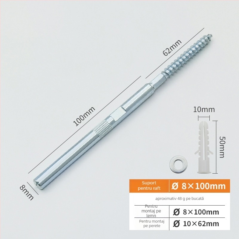 Suport ascuns pentru raft de perete | instalare ascunsă | oțel laminat la rece | Chengeng Hardware | stil modern minimalist