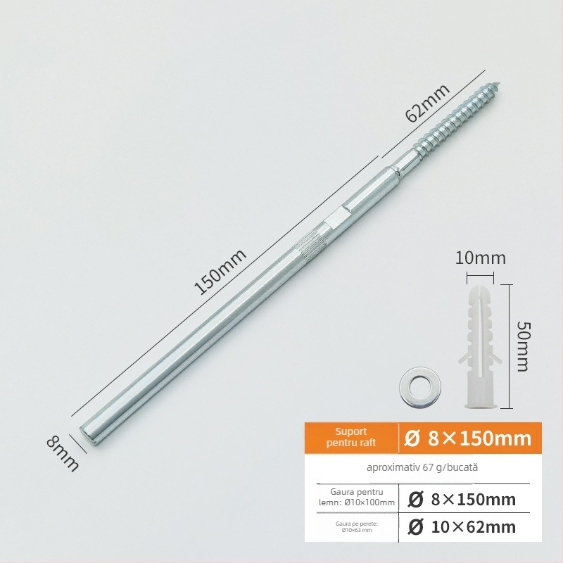 Suport ascuns pentru raft de perete | instalare ascunsă | oțel laminat la rece | Chengeng Hardware | stil modern minimalist