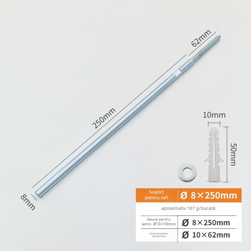 Suport ascuns pentru raft de perete | instalare ascunsă | oțel laminat la rece | Chengeng Hardware | stil modern minimalist