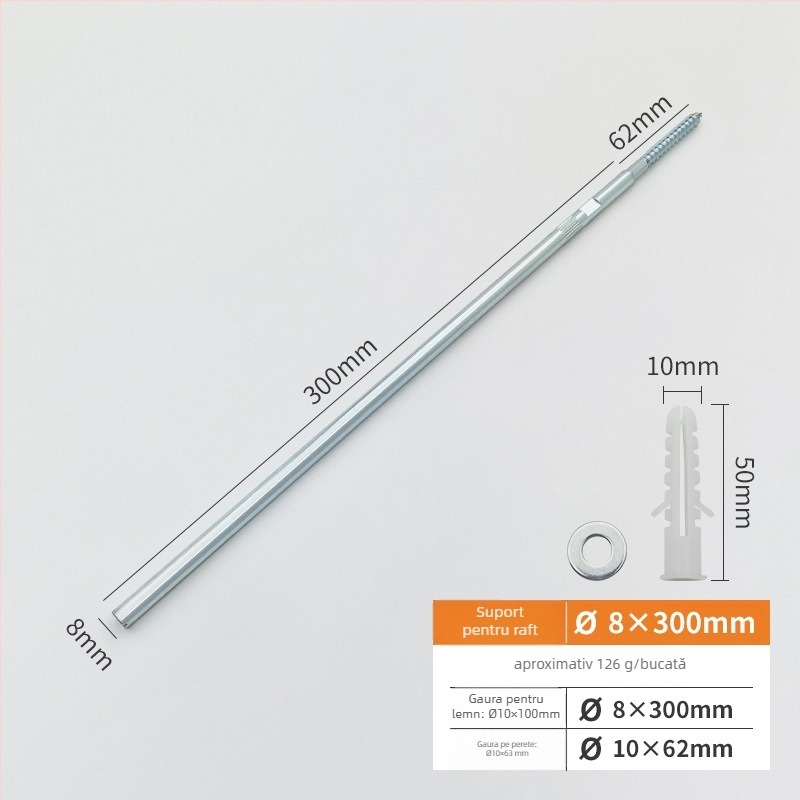 Suport ascuns pentru raft de perete | instalare ascunsă | oțel laminat la rece | Chengeng Hardware | stil modern minimalist