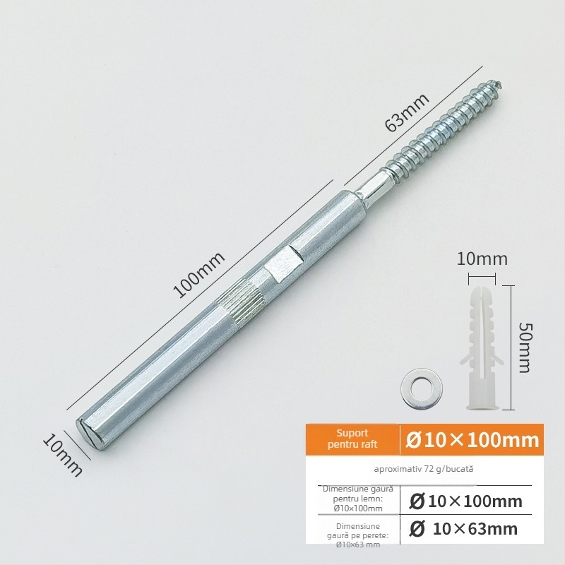 Suport ascuns pentru raft de perete | instalare ascunsă | oțel laminat la rece | Chengeng Hardware | stil modern minimalist