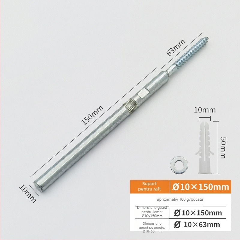 Suport ascuns pentru raft de perete | instalare ascunsă | oțel laminat la rece | Chengeng Hardware | stil modern minimalist