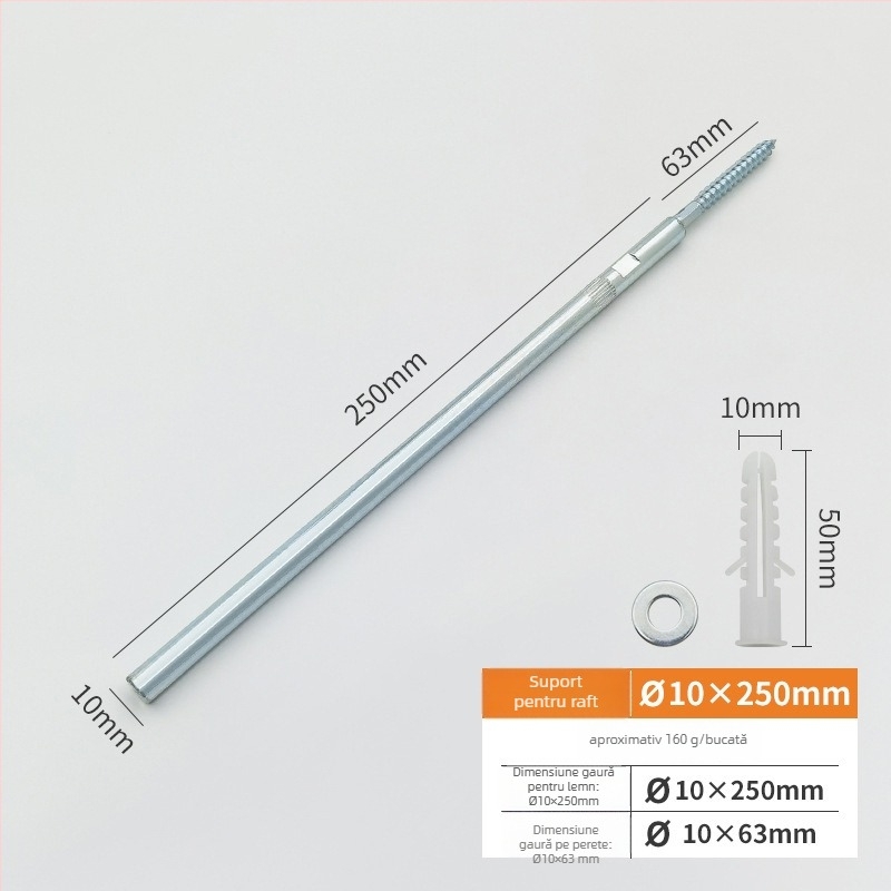 Suport ascuns pentru raft de perete | instalare ascunsă | oțel laminat la rece | Chengeng Hardware | stil modern minimalist