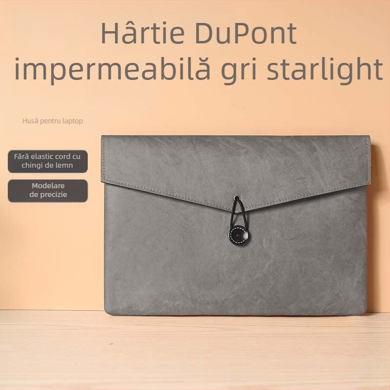 Husă interioară pentru laptop cu liner din hârtie DuPont – husă de protecție ușoară, compatibilă cu MacBook Pro, MacBook Air și alte modele