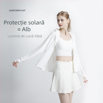 Bluza UV-protecție ultraușoară din nailon – croială lejeră, stil All-Match, Primăvara 2023, 71–80% nailon, respirabil