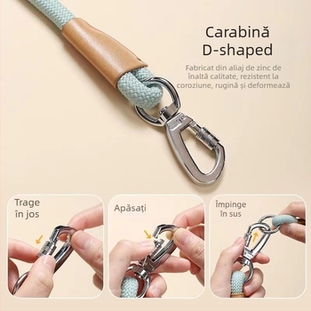 Zhongheng Curea de tracțiune din nylon, extensibilă pentru câini