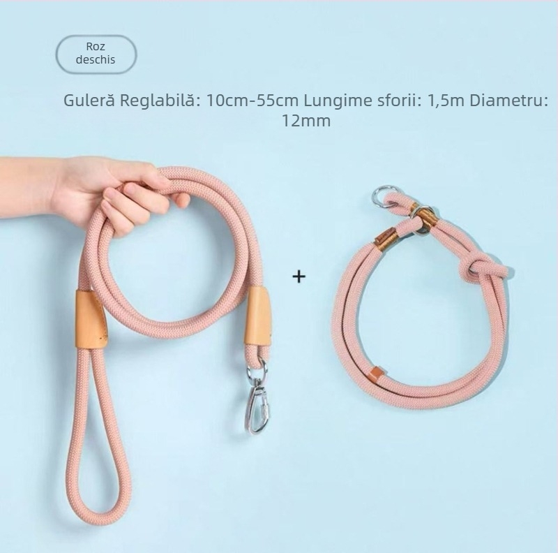 Zhongheng Curea de tracțiune din nylon, extensibilă pentru câini