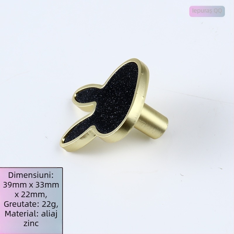 Mâner pentru sertar – formă arcuită, aliaj de zinc, turnare sub presiune, montaj ascuns, stil modern minimalist