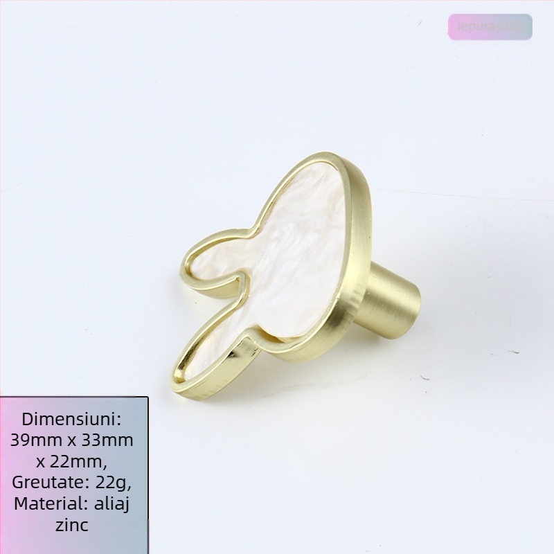 Mâner pentru sertar – formă arcuită, aliaj de zinc, turnare sub presiune, montaj ascuns, stil modern minimalist