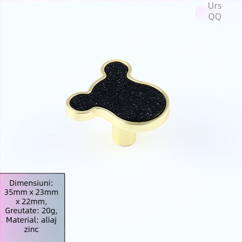 Mâner pentru sertar – formă arcuită, aliaj de zinc, turnare sub presiune, montaj ascuns, stil modern minimalist