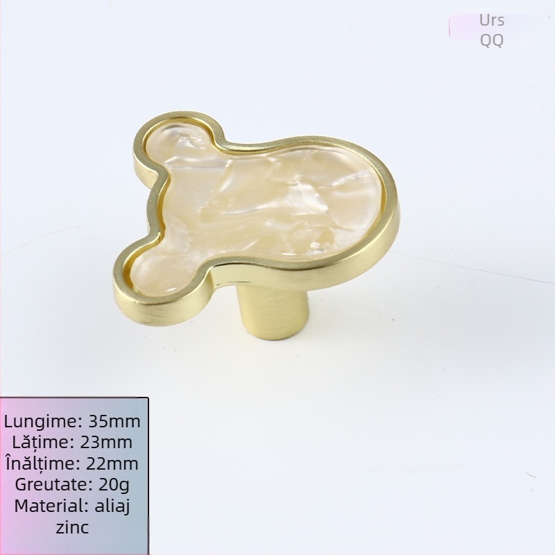 Mâner pentru sertar – formă arcuită, aliaj de zinc, turnare sub presiune, montaj ascuns, stil modern minimalist
