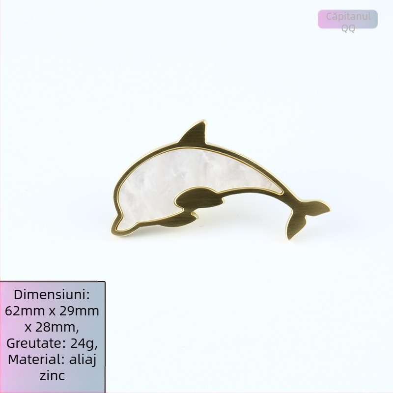 Mâner pentru sertar – formă arcuită, aliaj de zinc, turnare sub presiune, montaj ascuns, stil modern minimalist