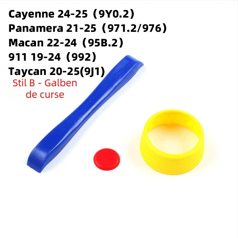 Anxin buton SC pentru volan Porsche – coduri de model 9Y0/971/95B/982/991/992/976/9J1 – Compatibil cu Panamera, Cayenne, Macan, 718, 911, Taycan