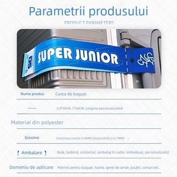 Drapaje pentru bagaje și căști — poliester, brand Friendly, logo personalizat, cod produs Yq-45