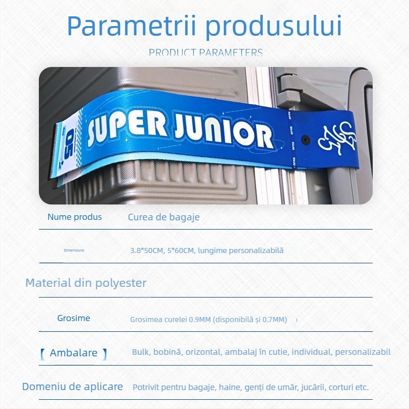 Drapaje pentru bagaje și căști — poliester, brand Friendly, logo personalizat, cod produs Yq-45