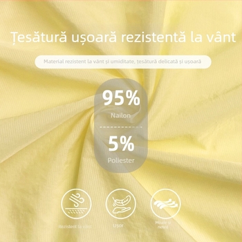 Jachetă de protecție solară pentru femei, cu glugă, margine mare, respirabilă, subțire, uscare rapidă, material cu efect răcoritor