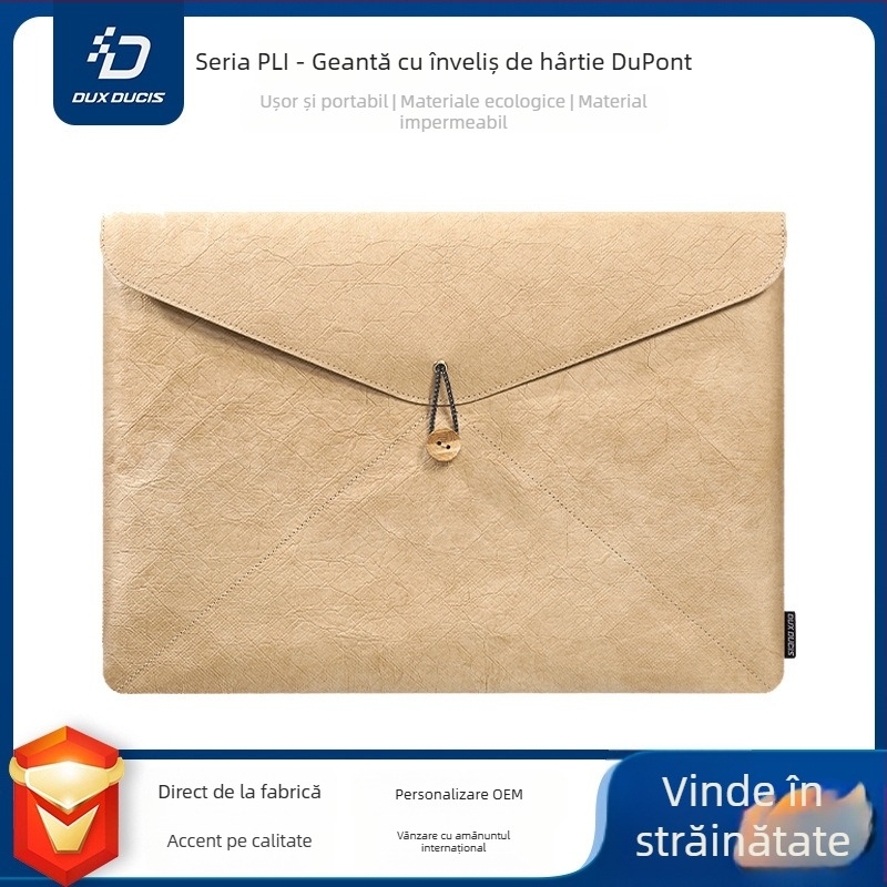 Geantă interioară pentru MacBook Pro/Air, DUX DUCIS PLI Series, Brand: DUX DUCIS, Tip: Geantă interioară, Material: Altul