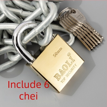 Lacăt de siguranță Type C, corp din fier, BAOLI, stil lux