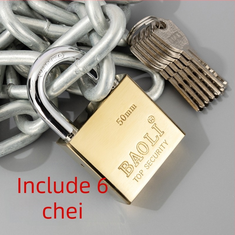 Lacăt de siguranță Type C, corp din fier, BAOLI, stil lux