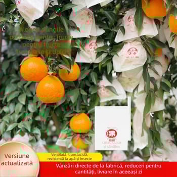 Geantă pentru ambalarea citrice — protecție împotriva insectelor și păsărilor; tip: pungă de plantare/eco/protecție pe pantă; scop: pungă pentru citrice; marcă: Altă; import: Nu