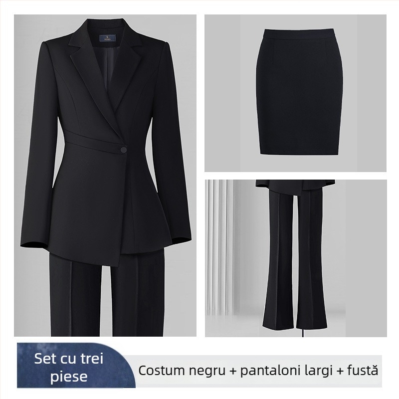 Sacou de damă Slim-Fit din Chenille, mâneci lungi, guler de sacou, amestec Spandex