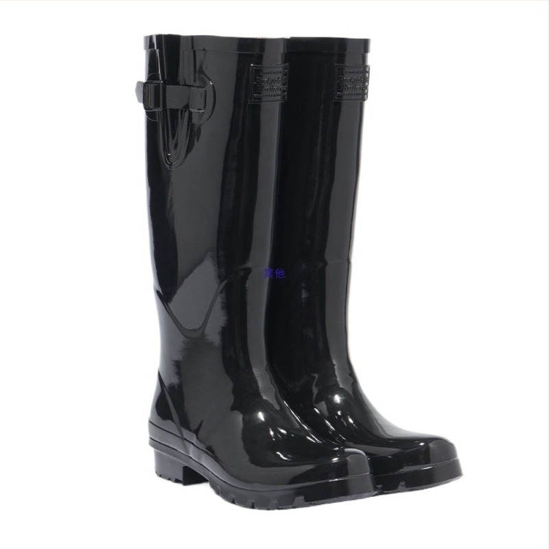 Cizme de ploaie pentru femei, înalte, din cauciuc - antiderapante, cu creștere a înălțimii, pentru drumeții în natură