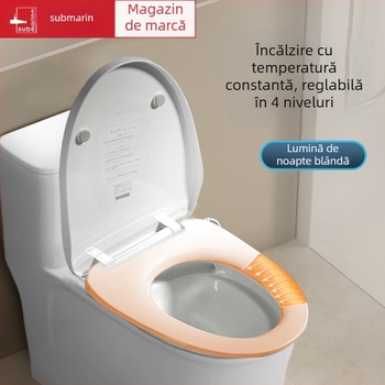 Scaun de toaletă încălzit, control inteligent al temperaturii, duză auto-curățabilă, spălare pentru fese și zonele feminine, model MGC1, material PP, construcție tip divizat, spălare prin sifon