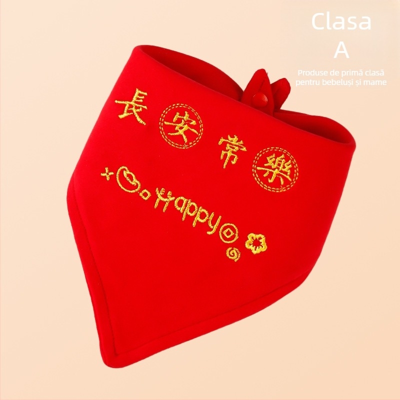 Esarfa triunghiulară pentru bebeluți (Bumbac 100%; Absorbant; Model desen animat; Vârsta 0-1 an)