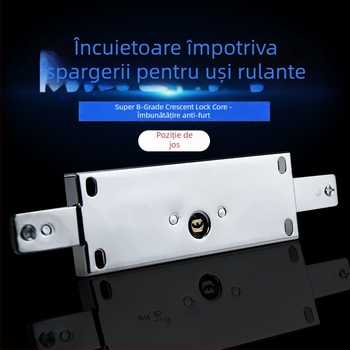 Încuietoare pentru uși de rulare cu cilindru din cupru, tip mortise, încuietoare universală medie, model Joq2z_1625456541509, cod F9650097698146