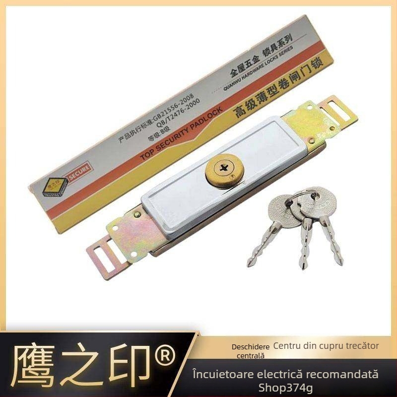 Încuietoare pentru uși de rulare cu cilindru din cupru, tip mortise, încuietoare universală medie, model Joq2z_1625456541509, cod F9650097698146