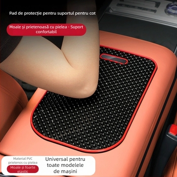 Fangmeng PVC pernă de protecție pentru cutia de la suportul de cotiera cu granule antiderapante – Compatibil universal, Personalizare disponibilă, Produs 8YT674892276475